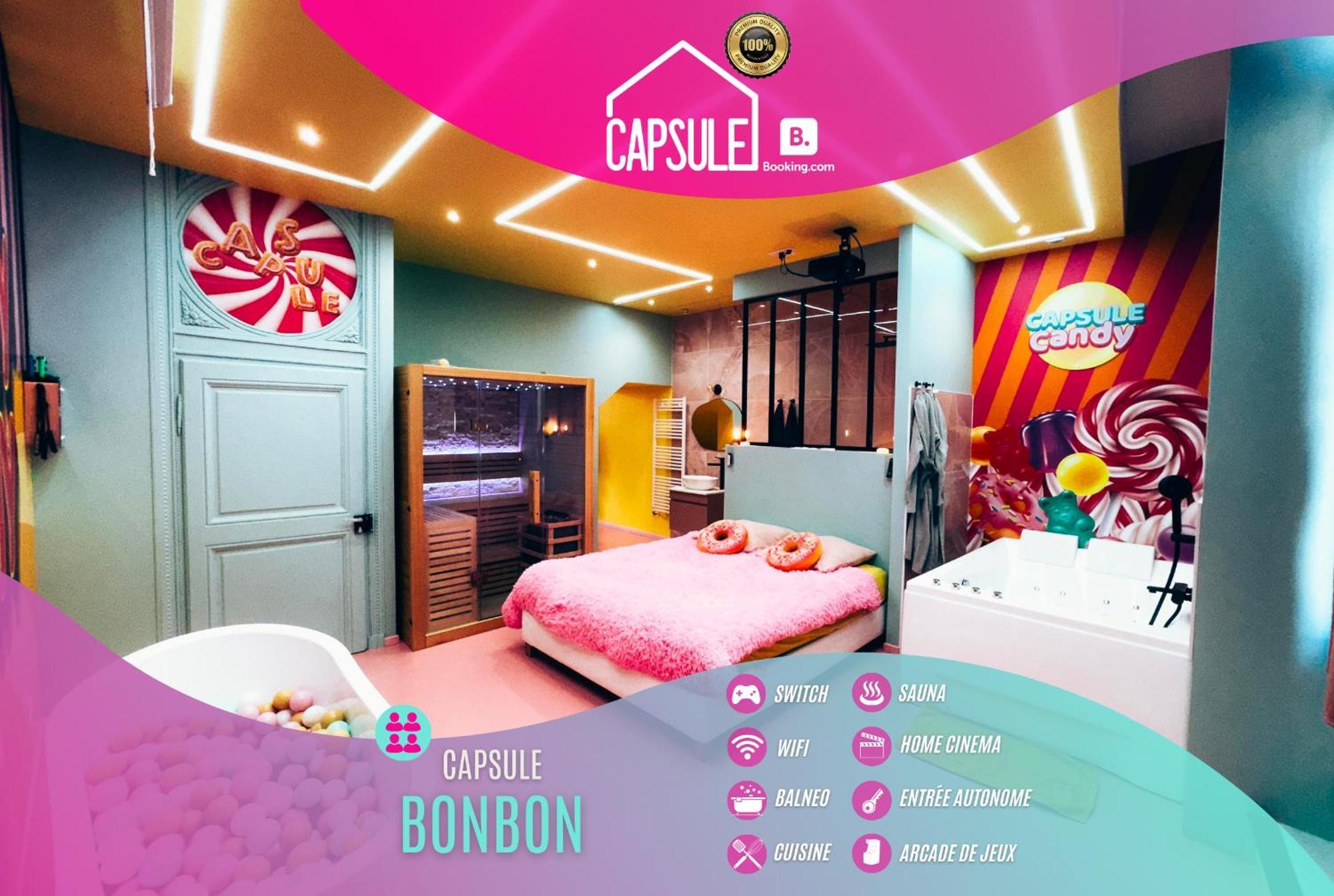 דואי Capsule Bonbon - Balneo - Sauna - Billard - Nintendo Switch מראה חיצוני תמונה